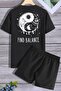 Back Printed Track Suit - Shorts and T-Shirt Set