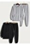 2-Piece Unisex Hooded Tracksuit Set Eyaxx Sportwear Company - 2
