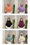 Girl's Practical Headscarf, Ready-To-Wear Cotton Comfortable Ruffled Headscarf - 4