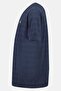 Men Crew Neck Short Sleeve Embroidered T-Shirt, Navy - 2