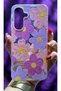 Samsung Galaxy A17 Compatible Pastel Color Patterned Transparent Silicone Phone Case - 3