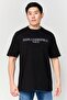 Men Crew Neck Short Sleeve Embroidered Logo T-Shirt, Black