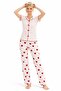 Women's 01644 Short-Sleeved Camisole Pajama Set - 2