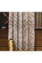 Gilding Detailed Bamboo Tulle Bronze-New Creation Modern Design Dense Pleat - 4