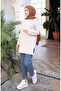 Striped Sports Tunic 71295-06 Mink - 2