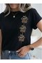 Unisex Leopard Cherry Road Special Design Front Printed Design Tshirt