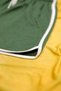 2-Pack Gray Green Colored White Piping Combed Cotton Slit Drawstring Mini Shorts Gollingerx Sportwear Company - 5