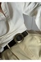 Aeren Brown Faux Leather Belt 100 cm