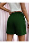 WOMEN'S PRINTED ELASTIC POCKET SHORTS - 3