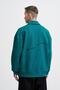 Men's Distressed Stitch Polo Sweatshirt Oil Green - 4