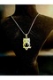 Owl Steel Necklace Gold Yellow
