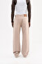 Men's Jacquard Baggy Jean Trousers Mink - 3