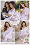 Butterfly Pattern Shirt Collar Pajama Set Soft Fabric Comfortable Stylish Home Wear - 4