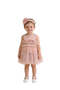 MILLA PARTY DRESS WITH HEADBAND - PEACH