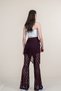 Women's Summer Plum High Waist Tulle Lace Elastic Waist Wide Leg Pants Casual Daily Office Stylish 30370 - 4
