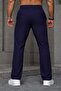 Men's Regular Fit Lycra Stretchy Trousers with Lace-Up Waist, No Knee Area, 4 Season Use - 4