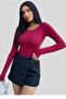 Women's Aci Brown Bordo Princess Collar - 3