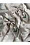 Handmade Snowdrop Embroidered Bow Buckle - 2