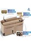 Premium Purse Organizer Insert with Zipper and 13 Pockets - 3