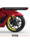 Honda Pcx Wheel Trim Motorcycle Wheel Trim Strip 13-14 Inch Compatible Pcx All Years Metallic Gold - 3