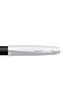 Pen 100 G9313 Glossy Black Brushed Chrome Cap Nickel Plated Trims Bp + Business Card Holder - 6
