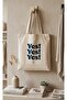 Printed Gusseted Cloth Canvas Bag Yes