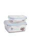 Lord & Lady Glass Container, 2 Pcs