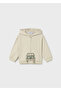 Car Zippered Cardigan for Ages 1-4 - Beige