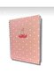 دفتر ملاحظات مربع بغلاف صلب حلزوني - 17x24 سم
