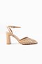 Sparkling Stone Embellished Heeled Shoes 9 cm Stylish Women's Shoes - 3