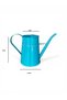 Galvanized Metal Plant Watering Container 3.1 Lt Turquoise Blue - 3