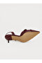Pointed Toe Cross-Strapped Women's Heeled Shoes - 5
