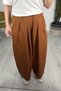 Parachute Fabric Cuffed Trousers with Rubber Detail Mustard - 6