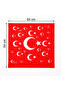 Large Moon and Star Patterned Cotton Scarf | 54*54 cm |   April 23, May 19, October 29 Special Collection - 2