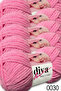 Babys First Velvet Yarn (5X100Gr.) - 0030 - Pink