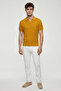 Ormes Yellow 100% Cotton Polo Knitwear T-Shirt - 2