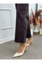Beige Shiny Leather (Jaren) Rubber Detail Women's Stiletto - 2