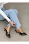 Brown Shiny Leather (Larry) Women's Stiletto with Rubber Detail - 7