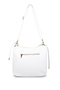 Women's Faux Leather White Shoulder Bag - 3