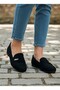 Daily Classic Model Non-Slip Sole Suede Close Toe Women's Ballet Shoes - 2