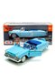 1:24 1958 Chevy Impala Metal Licensed Model Car - Blue Classic Collectible - 7