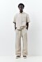 %100 keten jogger pantolon
