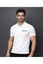 Men's Polo Neck Logo Printed T-Shirt