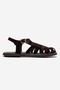 Alone Brown Suede Genuine Leather Women's Sandals - 4