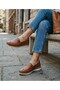 Fully Orthopedic Genuine Leather Flexible Women's Ballet Shoes - 5