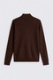 Men'S, Stand-Up Collar, Zipper, Flexible Structure, Fitted Look Sweater, Cardigan Pltk14 - 6