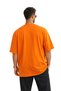 Orange Oversize T-Shirt Women's 100% Cotton Be You Tiful Letter Printed Loose Basic Streetwear T-Shirt - 2