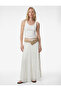 Comfortable Fit Layered White Women's Skirt 6Sak70015Pw - 2