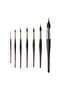 5519 Series Brush No:12 Kolinsky and Goose Squirrel Hair Round Fine Tip Line Brush - 3