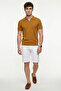 Ormes Mustard 100% Cotton Polo Knitwear T-Shirt - 2